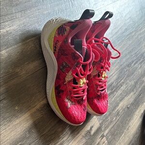 Women's Red Butterfly Sneakers